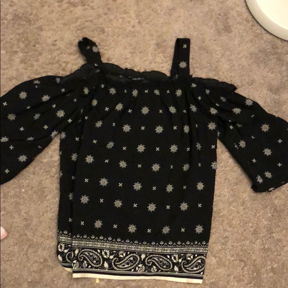 off the shoulder shirt